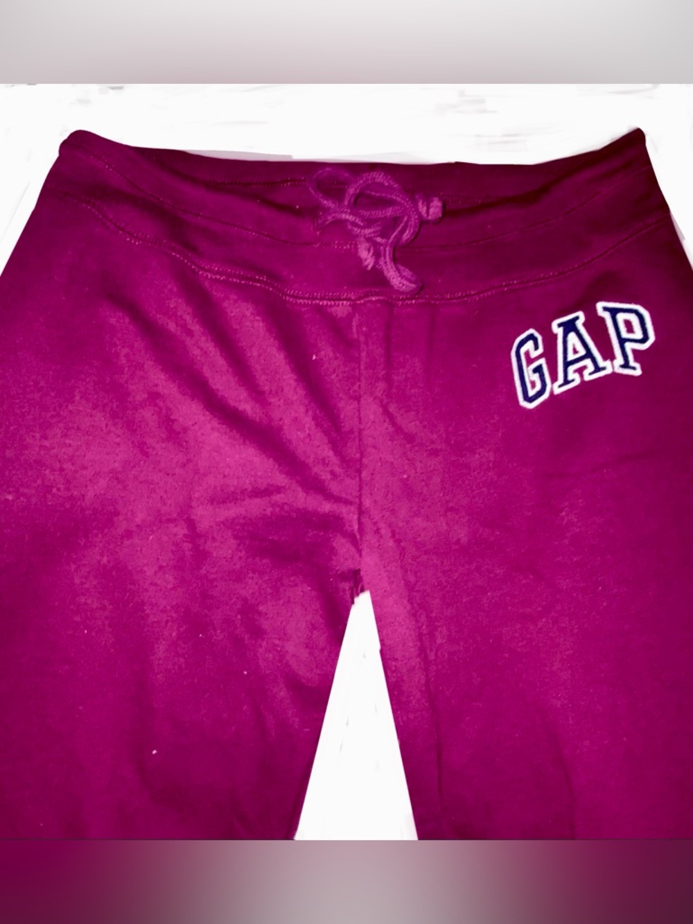 GAP Maroon Drawstring Sweatpants